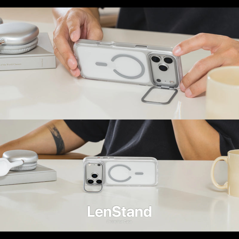 SwitchEasy LenStand M Protective Case for iPhone 17 Series