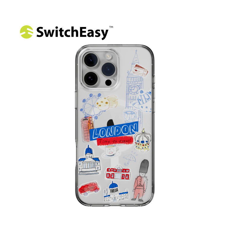 SwitchEasy Style M Pattern Shockproof Case for iPhone 16 Series