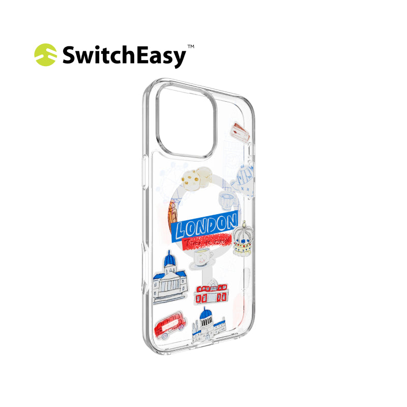 SwitchEasy Style M Pattern Shockproof Case for iPhone 16 Series