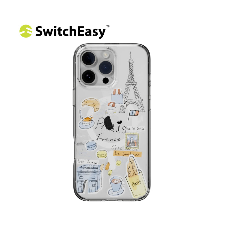 SwitchEasy Style M Pattern Shockproof Case for iPhone 16 Series