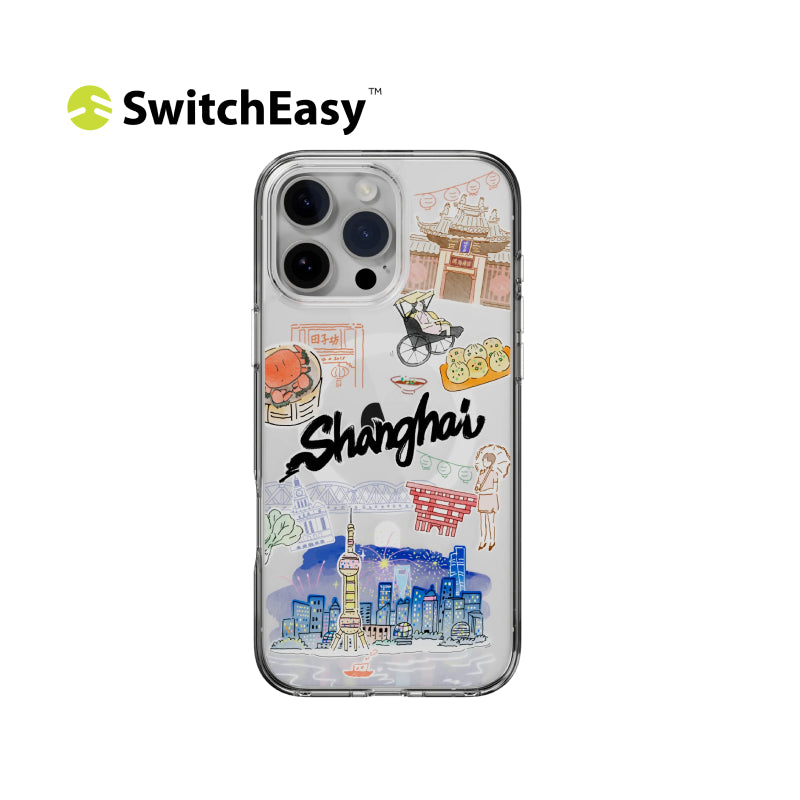 SwitchEasy Style M Pattern Shockproof Case for iPhone 16 Series