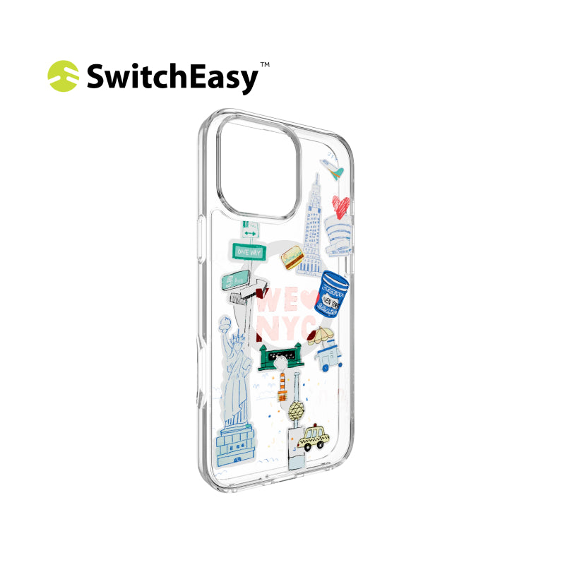 SwitchEasy Style M Pattern Shockproof Case for iPhone 16 Series