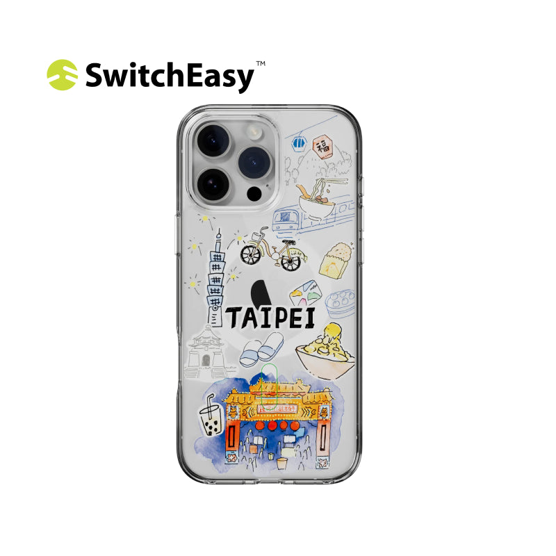 SwitchEasy Style M Pattern Shockproof Case for iPhone 16 Series