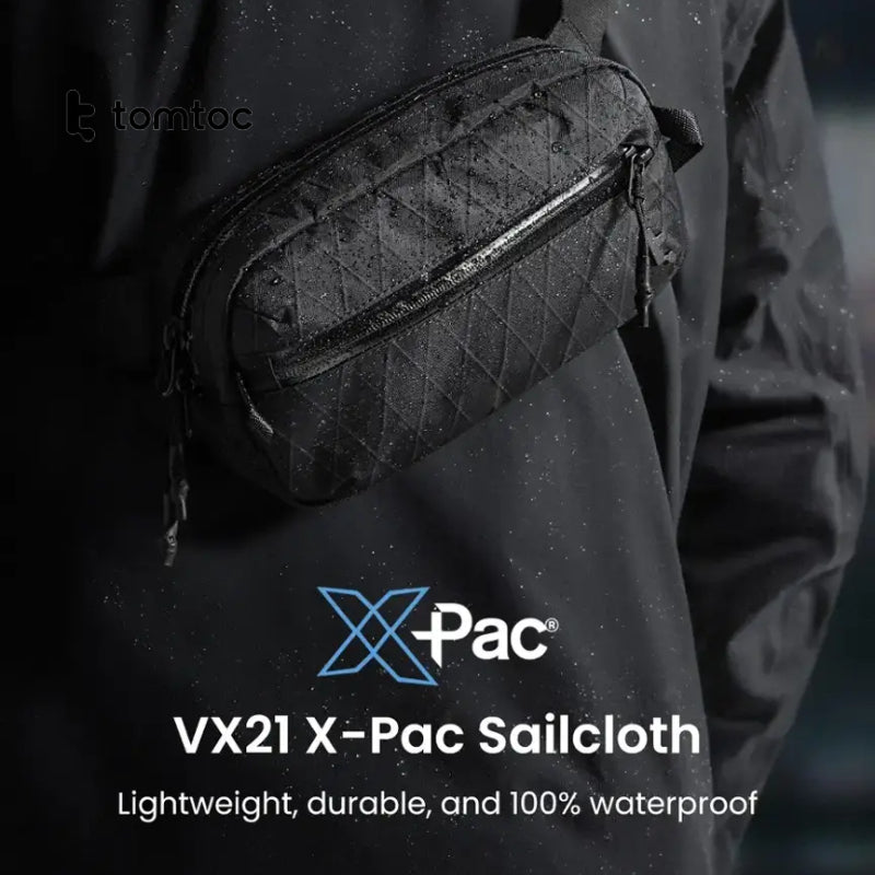 Tomtoc Aviator-T35 X-Pac Chest Bag (3.5L) - XtraSure | Apple Authorized Reseller in Myanmar