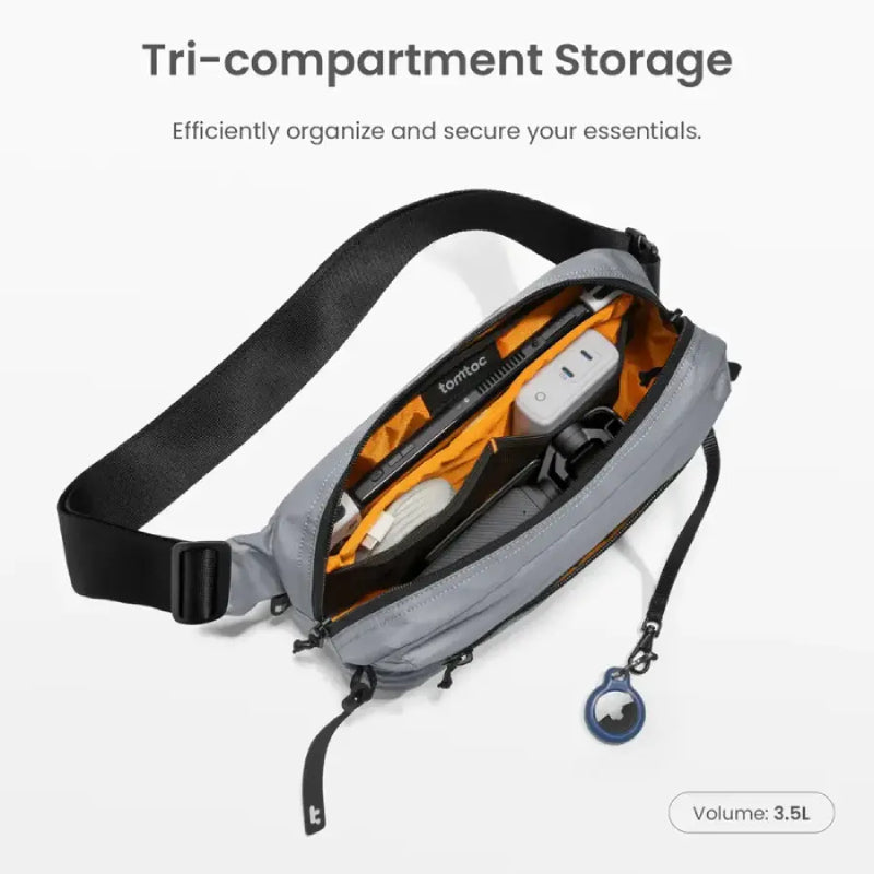 Tomtoc Aviator T33 Chest Bag (3.5L) - XtraSure | Apple Authorized Reseller in Myanmar