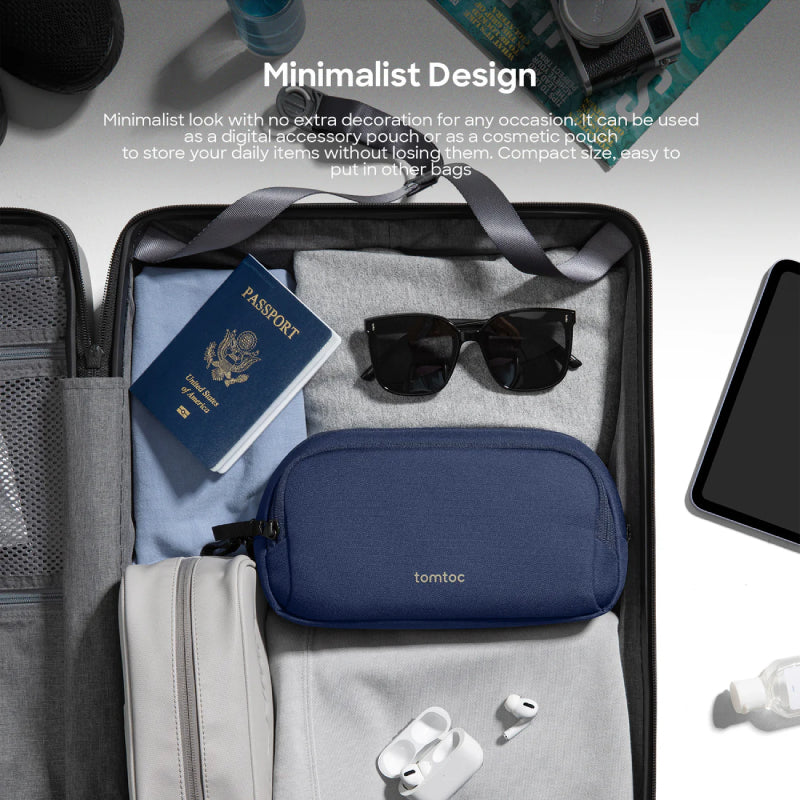 Tomtoc Light-T12 Electronic Accessory Pouch (1.8L) - XtraSure | Apple Authorized Reseller in Myanmar