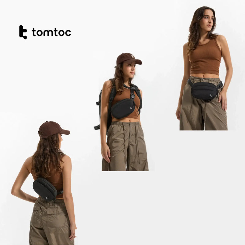 Tomtoc T32 SlingBean Belt Bag (1.5L) - XtraSure | Apple Authorized Reseller in Myanmar