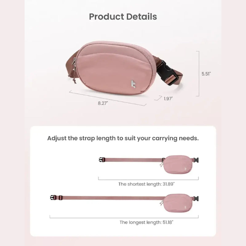 Tomtoc T32 SlingBean Belt Bag (1.5L) - XtraSure | Apple Authorized Reseller in Myanmar