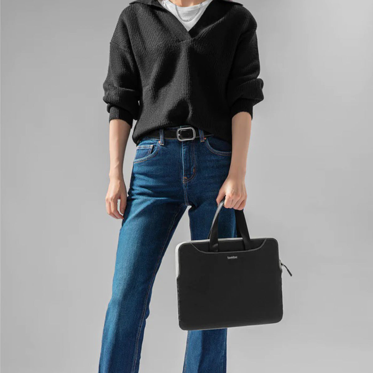 Tomtoc TheHer-A21 Dual-colorLaptop Handbag 13.5" - XtraSure | Apple Authorized Reseller in Myanmar