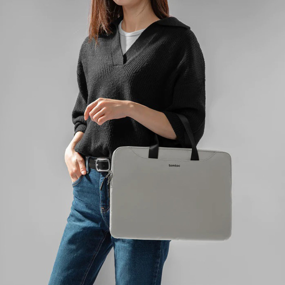 Tomtoc TheHer-A21 Dual-colorLaptop Handbag 13.5" - XtraSure | Apple Authorized Reseller in Myanmar