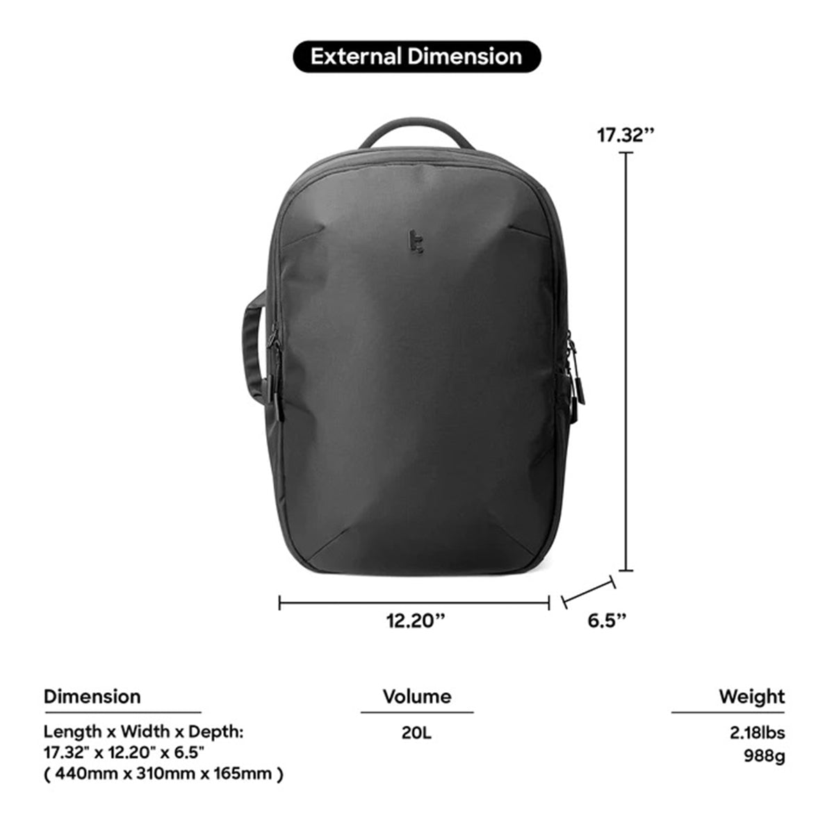 Tomtoc UrbanEX-T65 Laptop Backpack 15.6″ - XtraSure | Apple Authorized Reseller in Myanmar