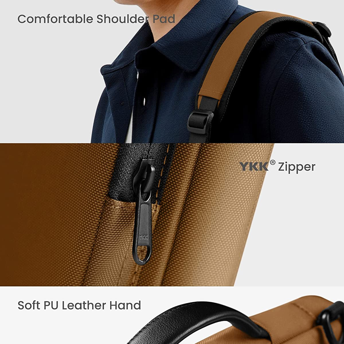 Tomtoc Defender-A42 Laptop Shoulder Bag for MacBook 13″ to 16″ - XtraSure | Apple Authorized Reseller in Myanmar