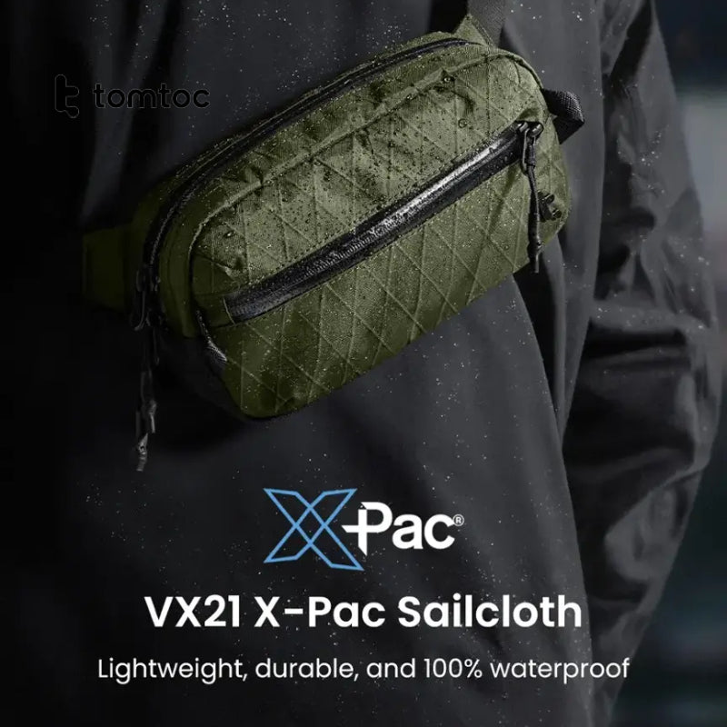 Tomtoc Aviator-T35 X-Pac Chest Bag (2.5L) - XtraSure | Apple Authorized Reseller in Myanmar