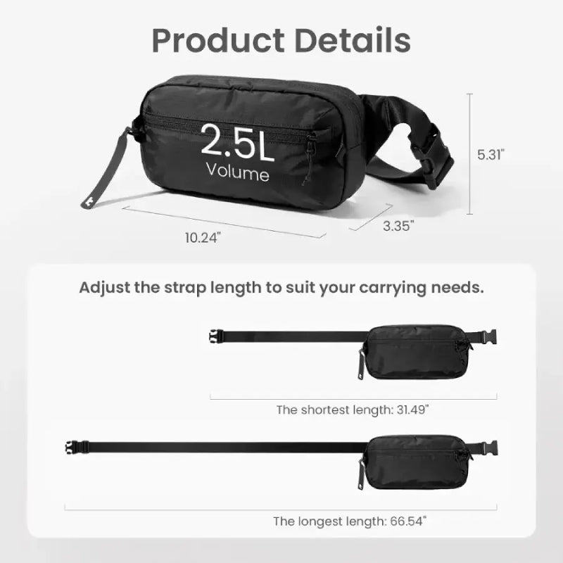 Tomtoc Aviator T33 Chest Bag (2.5L) - XtraSure | Apple Authorized Reseller in Myanmar