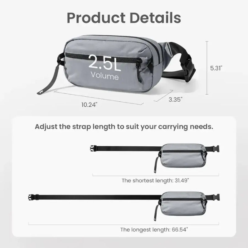 Tomtoc Aviator T33 Chest Bag (2.5L) - XtraSure | Apple Authorized Reseller in Myanmar