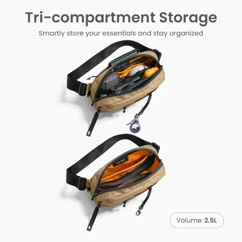 Tomtoc Aviator T33 Chest Bag (2.5L) - XtraSure | Apple Authorized Reseller in Myanmar