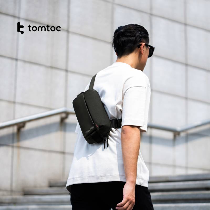 Tomtoc Explorer-H02 Urban Sling Bag with Minimalist EDC Design - XtraSure | Apple Authorized Reseller in Myanmar