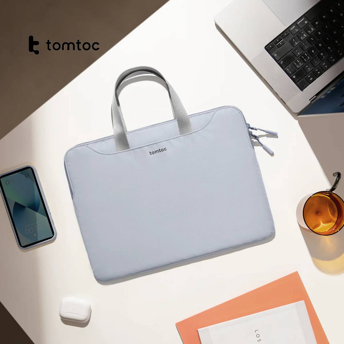 Tomtoc TheHer-A21 Dual-colorLaptop Handbag 13.5" - XtraSure | Apple Authorized Reseller in Myanmar