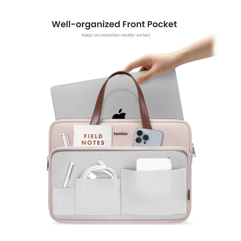 Tomtoc TheHer Laptop Shoulder Bag for MB 12" to 14" (2016-2022) - XtraSure | Apple Authorized Reseller in Myanmar