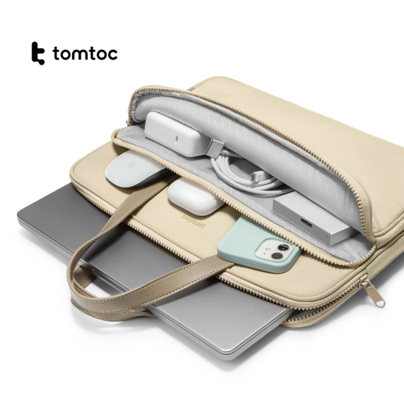 Tomtoc TheHer Laptop Shoulder Bag for MB 12" to 14" (2016-2022) - XtraSure | Apple Authorized Reseller in Myanmar