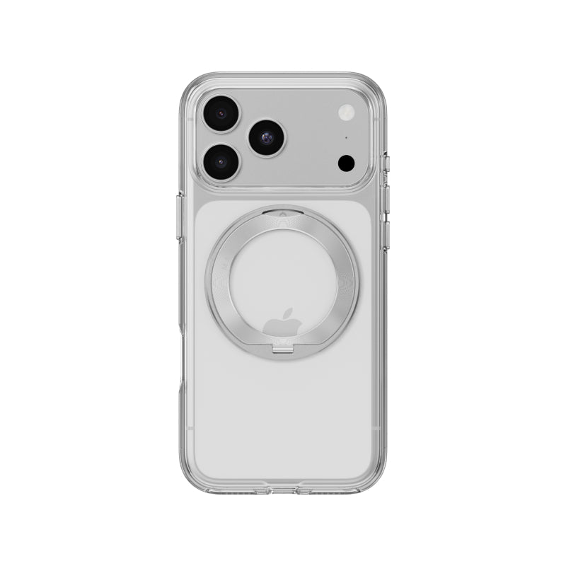 MagEasy Bright 360 M Never Yellowing Rotating Ring Protective Clear Case For iPhone 18 Series