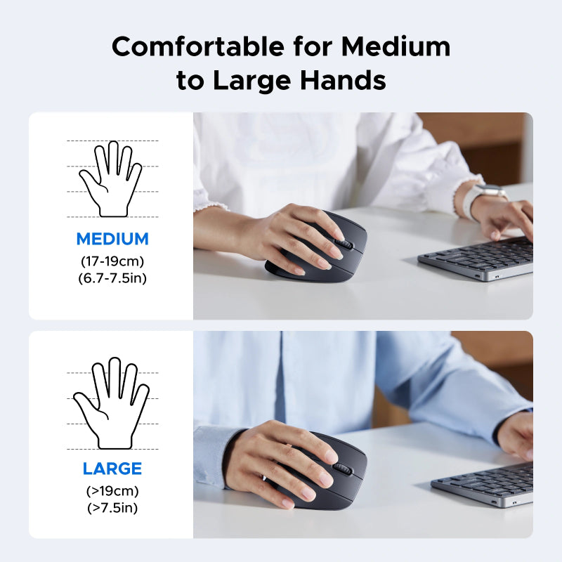 UGREEN 2.4G Wireless Vertical Ergonomic Mouse with 4000DPI (M571)