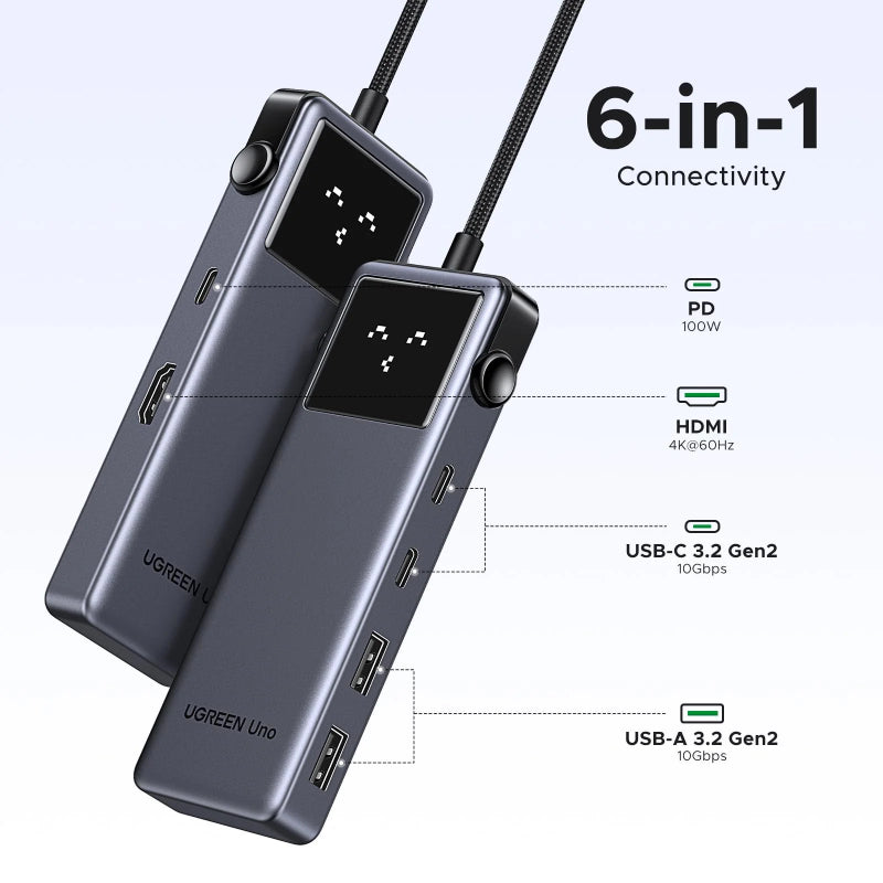 UGREEN USB-C Multiport Hub (6 in 1)