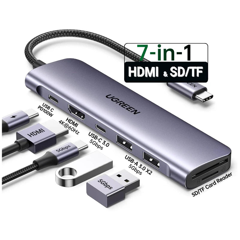 UGREEN USB-C Multiport Hub (7 in 1)