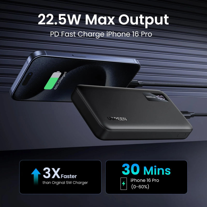Ugreen 10000 mAh Wireless PowerBank (PB311)