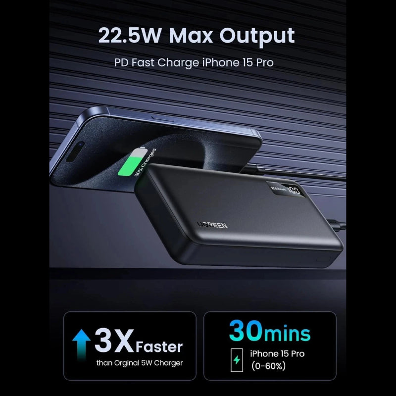 Ugreen 20000 mAh Wireless PowerBank (PB312)