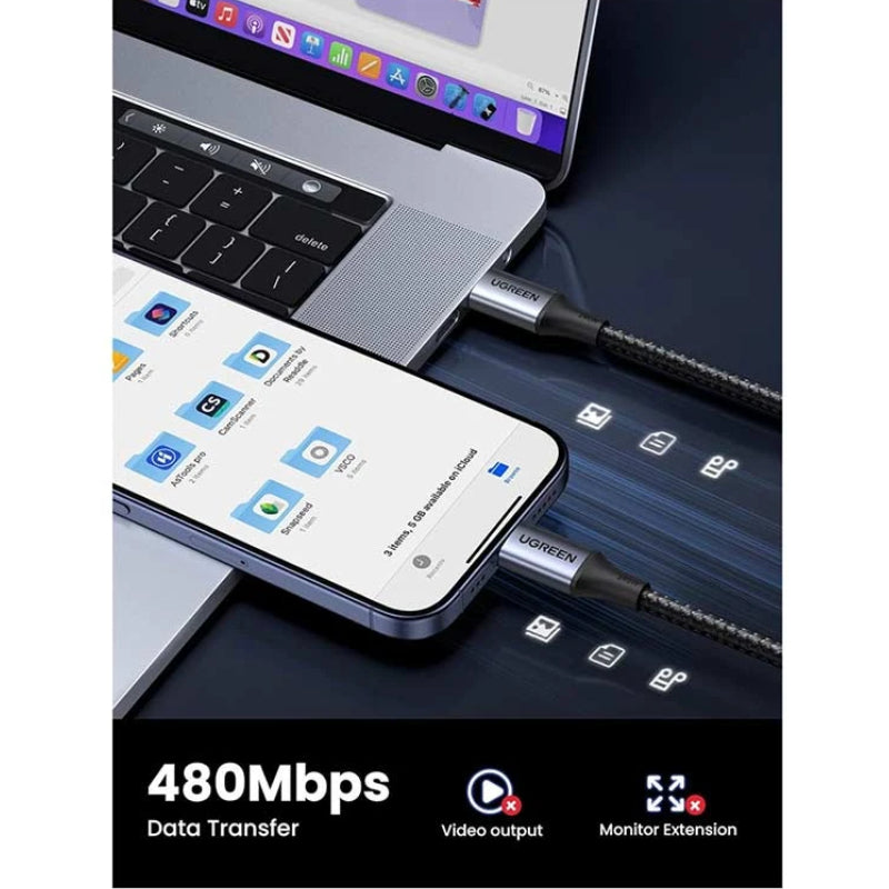 Ugreen USB-C to USB-C Charging Cable 1m (15311)