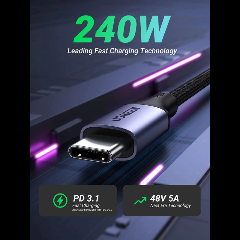 Ugreen USB-C to USB-C Charging Cable 2m (90440)