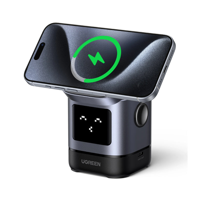 Ugreen Uno 25W 2-in-1 Qi2 Magnetic Wireless Charger (W709)