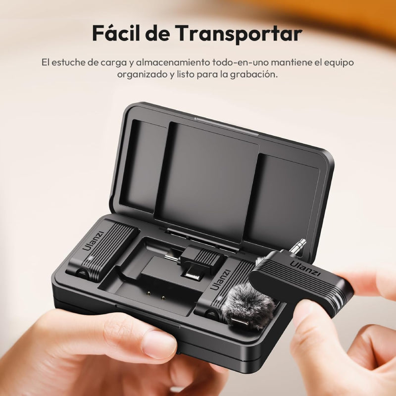 Ulanzi A100 Wireless Lavalier Microphone V2 (Type C)