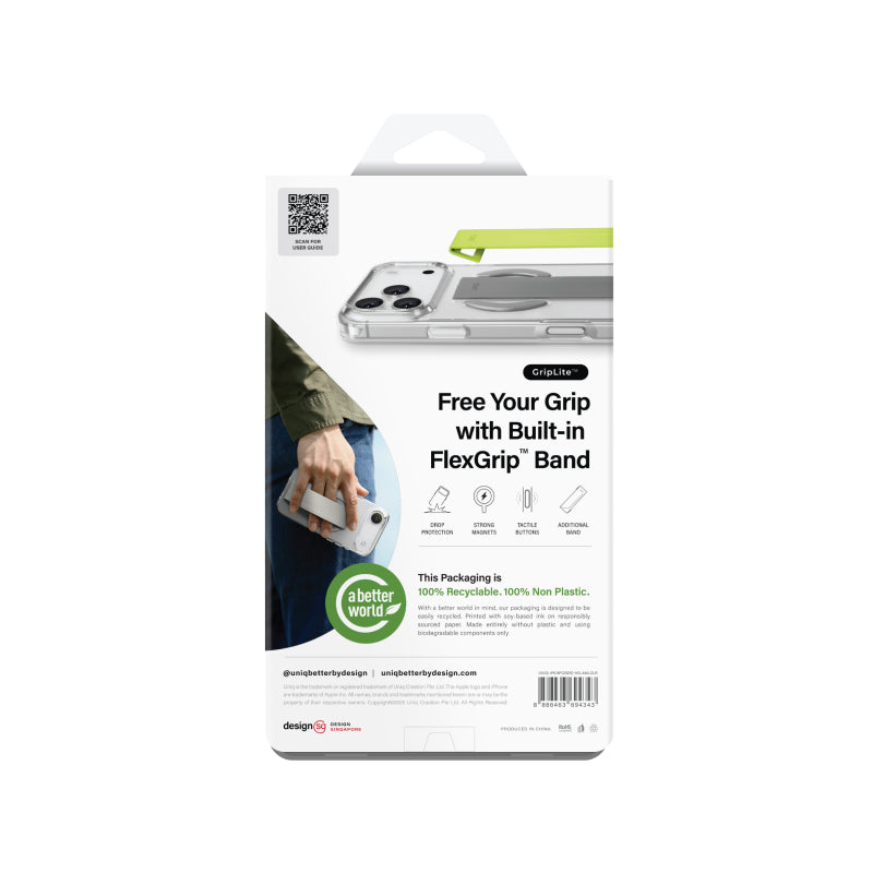 Uniq Hybrid Heldro Air Magsafe Case for iPhone 17 Series