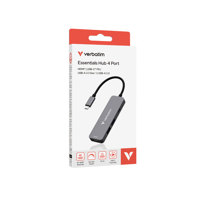 Verbatim Type C Hub (4 in 1)