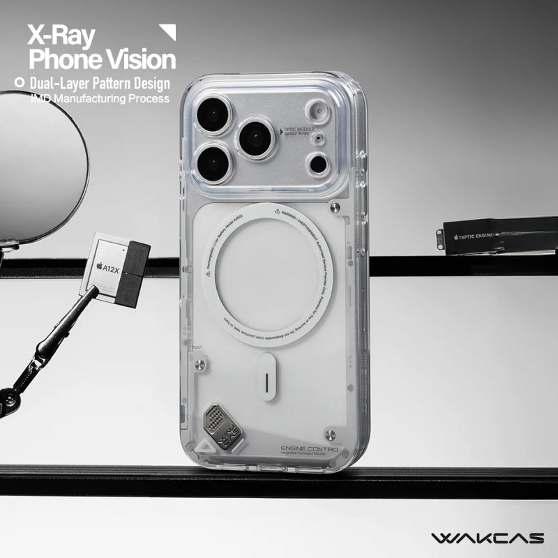 Wakcas Clear-Cut MagSafe Case for iPhone 18 Series