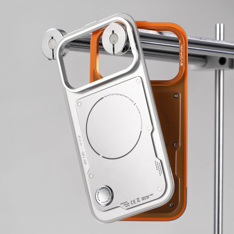 Wakcas Detachable Metal Magsafe Case for iPhone 18 Series