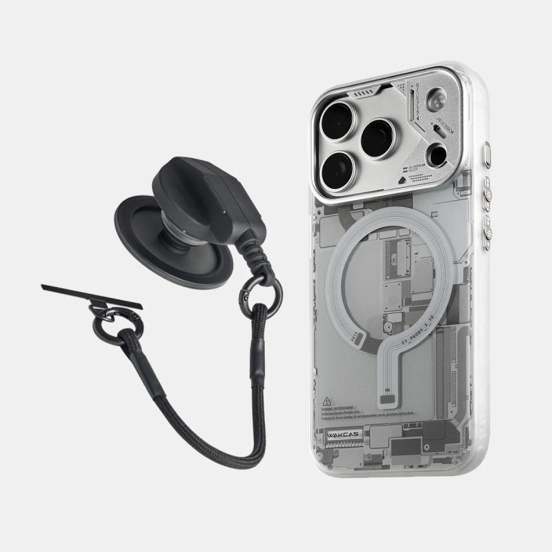 Wakcas Frosted Circuit Design MagSafe Case for iPhone 18 Series
