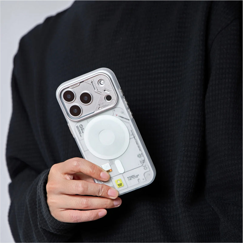 Wakcas Frosted Mechanical Anti-Drop MagSafe Case for iPhone 18 Series
