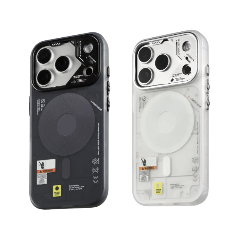 Wakcas Frosted Mechanical Anti-Drop MagSafe Case for iPhone 18 Series
