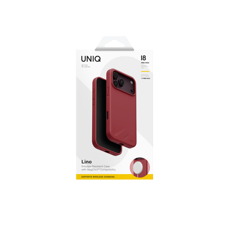 Uniq Hybrid Lino Magsafe Case for iPhone 18 Series