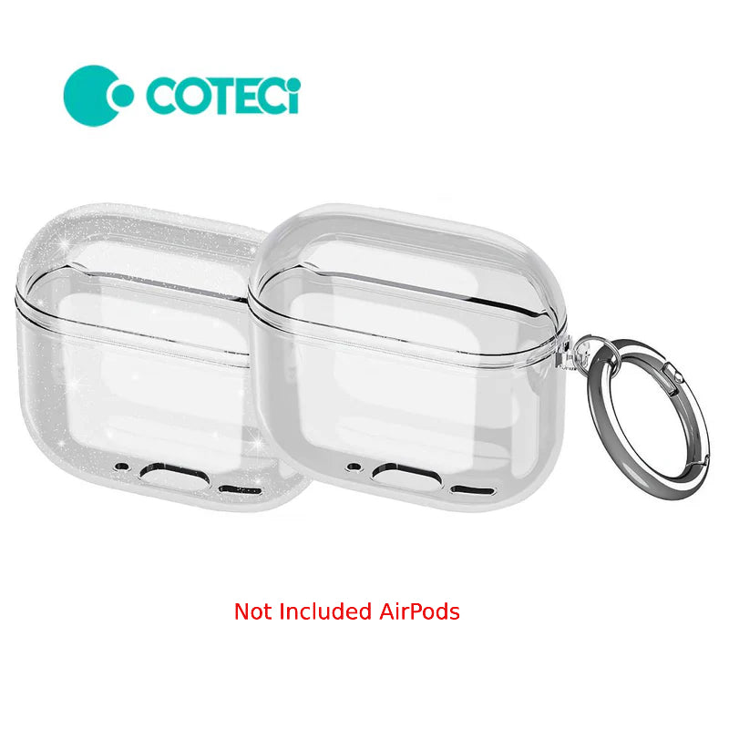 COTECi Crystal Transparent Protective Case for AirPod 4 - XtraSure | Apple Authorized Reseller in Myanmar