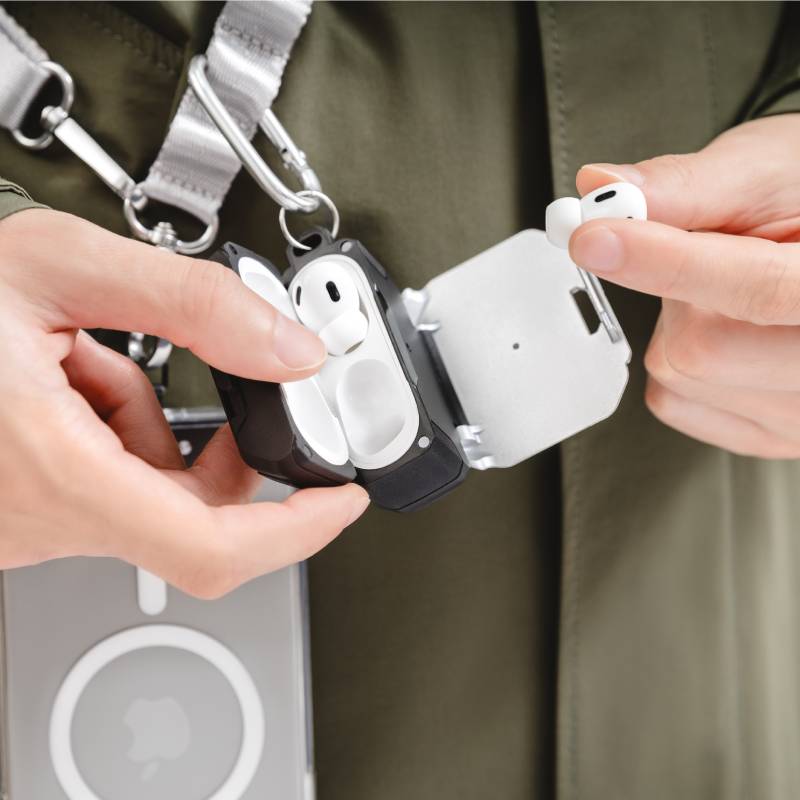 SwitchEasy Defender+ Rugged Protective Case with Phone Stand for AirPods Pro/ AirPods Pro 2 - XtraSure | Apple Authorized Reseller in Myanmar