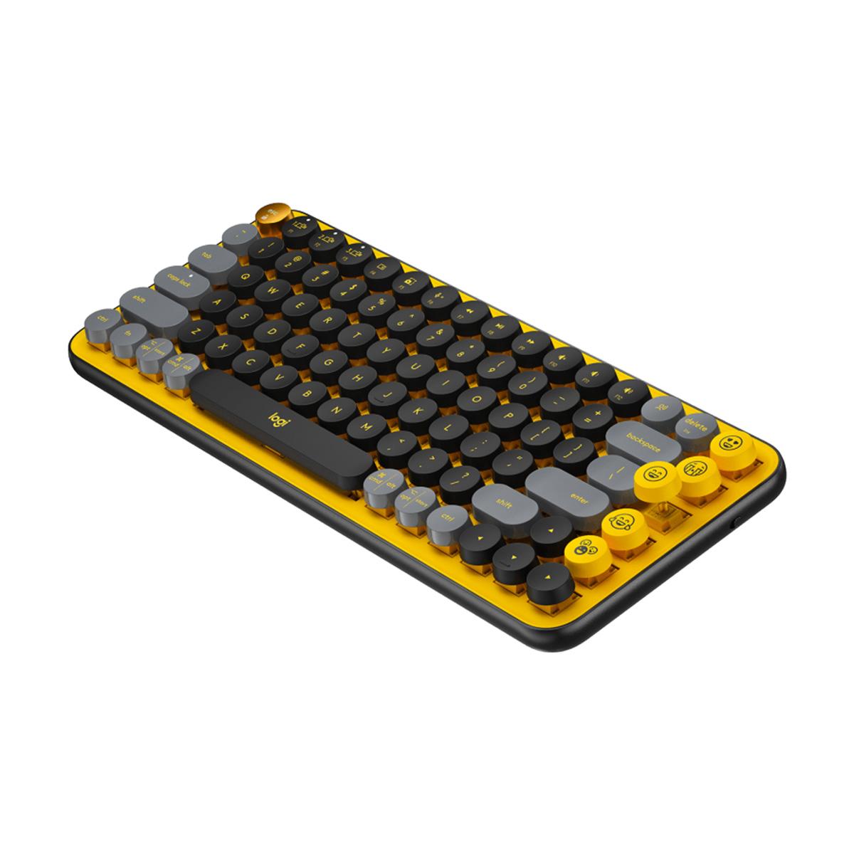 Logitech POP Keys Wireless Mechanical Keyboard with Customizable Emoji Keys