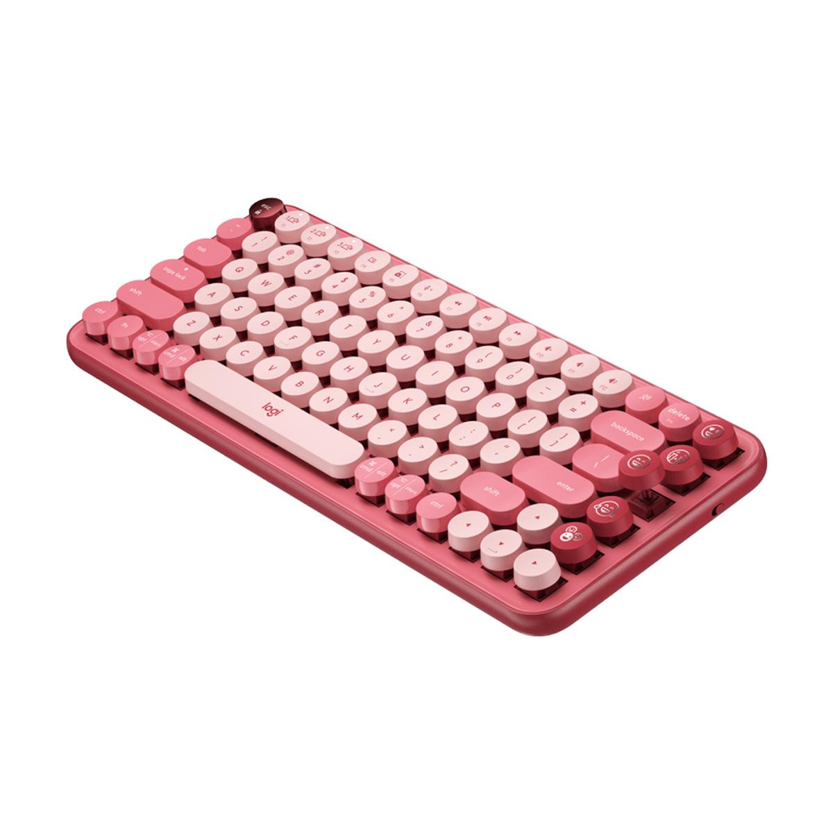 Logitech POP Keys Wireless Mechanical Keyboard with Customizable Emoji Keys
