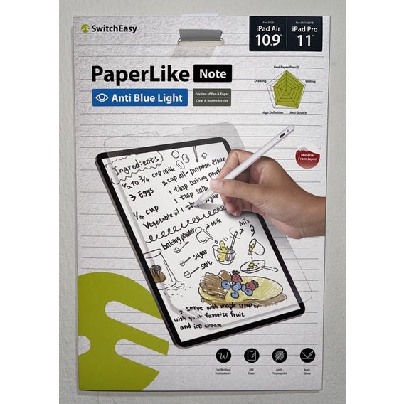 SwitchEasy PaperLike Screen Protector For iPad Pro 11″ (2018~2021)
