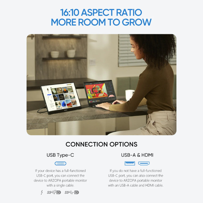 ARZOPA Z1RC 16 inch Portable Monitor