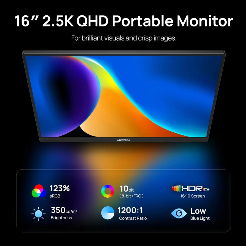 ARZOPA Z1RC 16 inch Portable Monitor