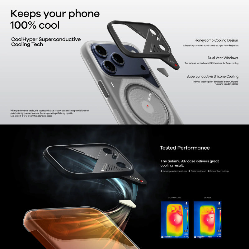 AULUMU A17 Frosted Case for iPhone 17 Series